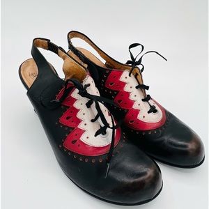 John Fluevog Etta Place Bellevue sling back heels 7.5